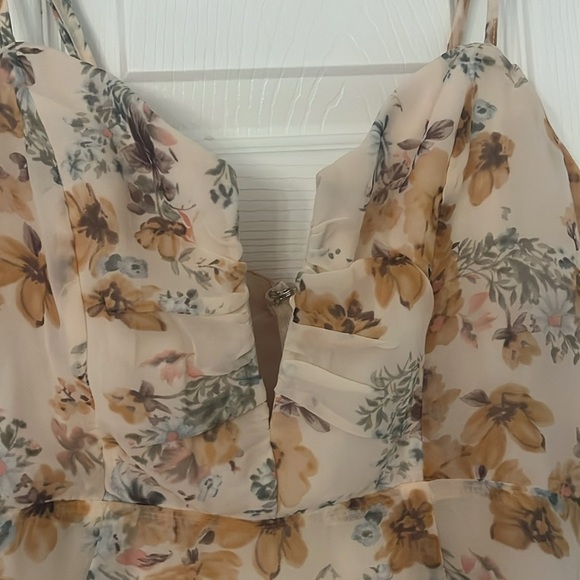 Saints + Secrets Floral Ruffle Mini Dress - size medium - Picture 6 of 10